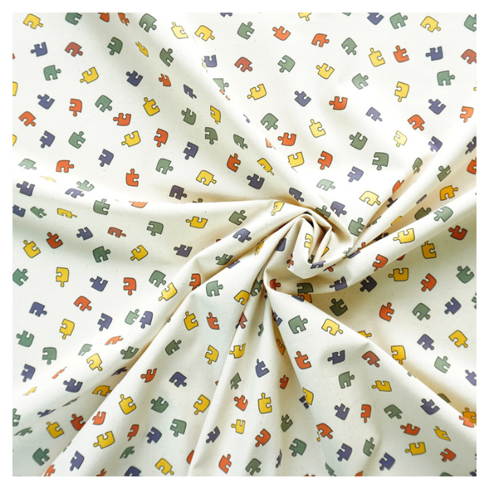 《 おもちゃのパズル 》コットン100% オックス MA-0062