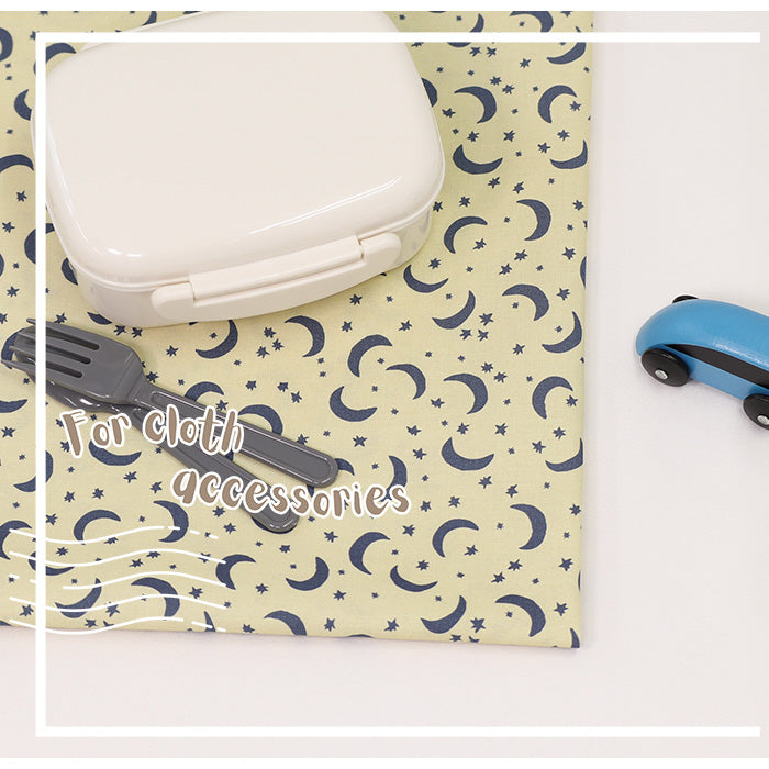 《 星と三日月 》 コットン100% シーチング MA-0383~0391