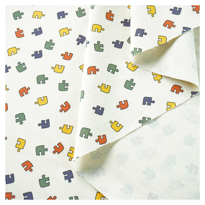 《 おもちゃのパズル 》コットン100% オックス MA-0062