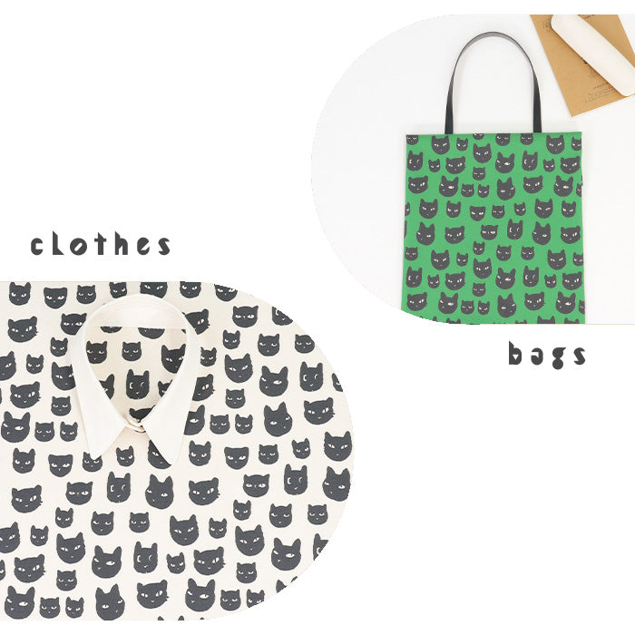 《 にゃんこパレット 》 コットン100% オックス MA-0537~0541