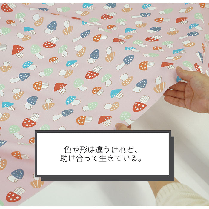 《 キノコの里 》コットン100% オックス MA-0125~0128