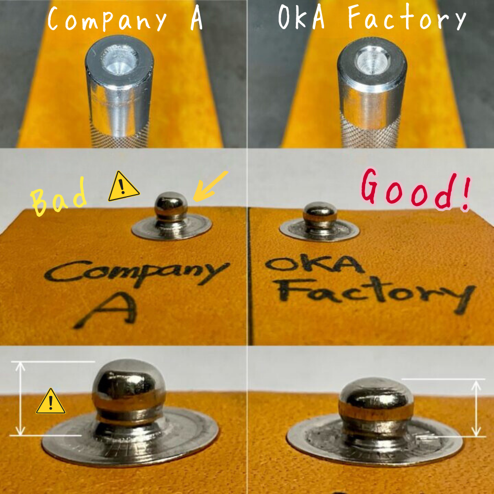 【レザークラフトツール】バネホック打 小