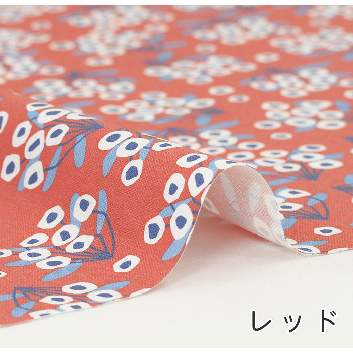 《 丸い花 》コットン100% オックス MA-0377~0382