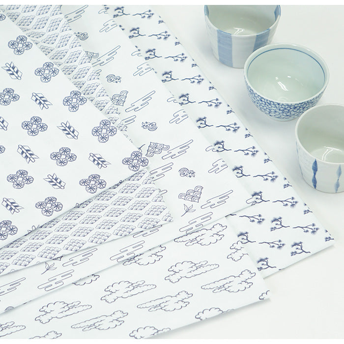 《 WASABIシリーズ2 矢羽根と米俵 》 コットン100% シーチング MA-0220