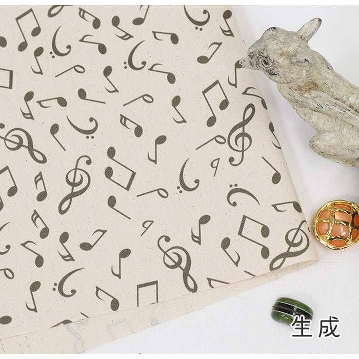 《 Music Notes 》コットン100% オックス MA-0592~0596