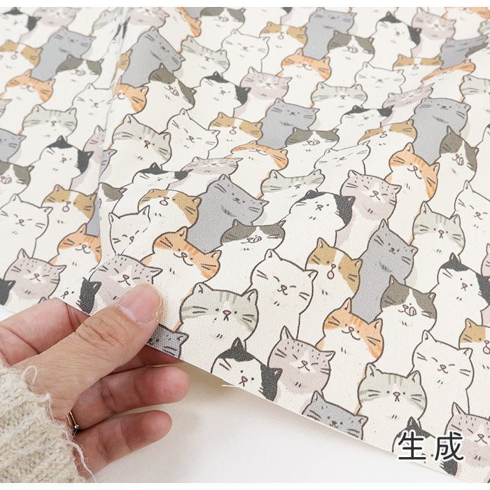 《 ねこまみれ 》コットン100% オックス MA-0569~0570