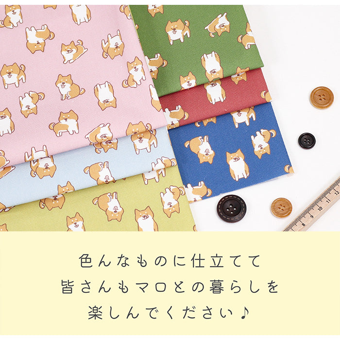 《 我が家のマロ 》コットン100% オックス MA-0392~0397