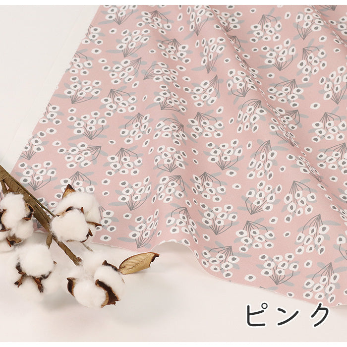 《 丸い花 》コットン100% オックス MA-0377~0382