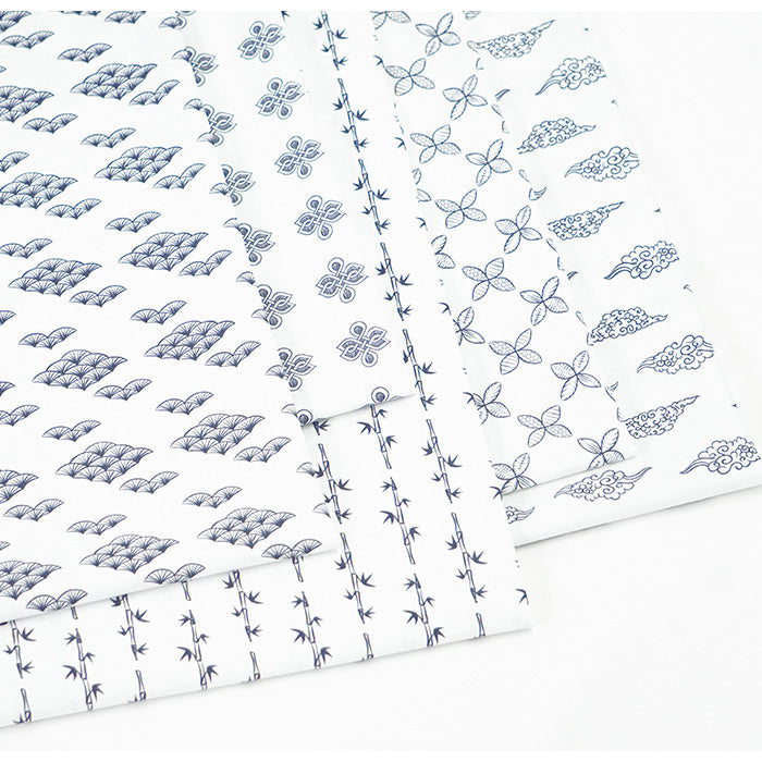 《 WASABIシリーズ3 七宝 》 コットン100% シーチング MA-0226