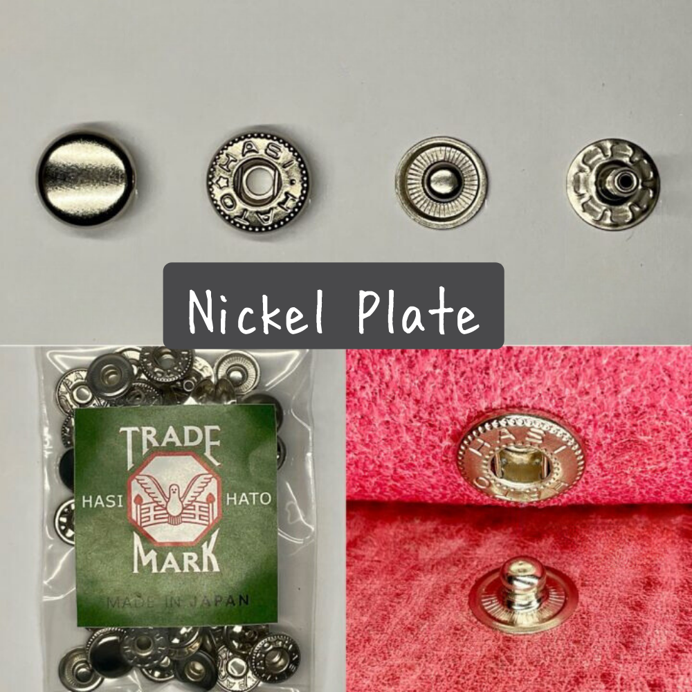 【レザークラフトツール】バネホック M/大 10組