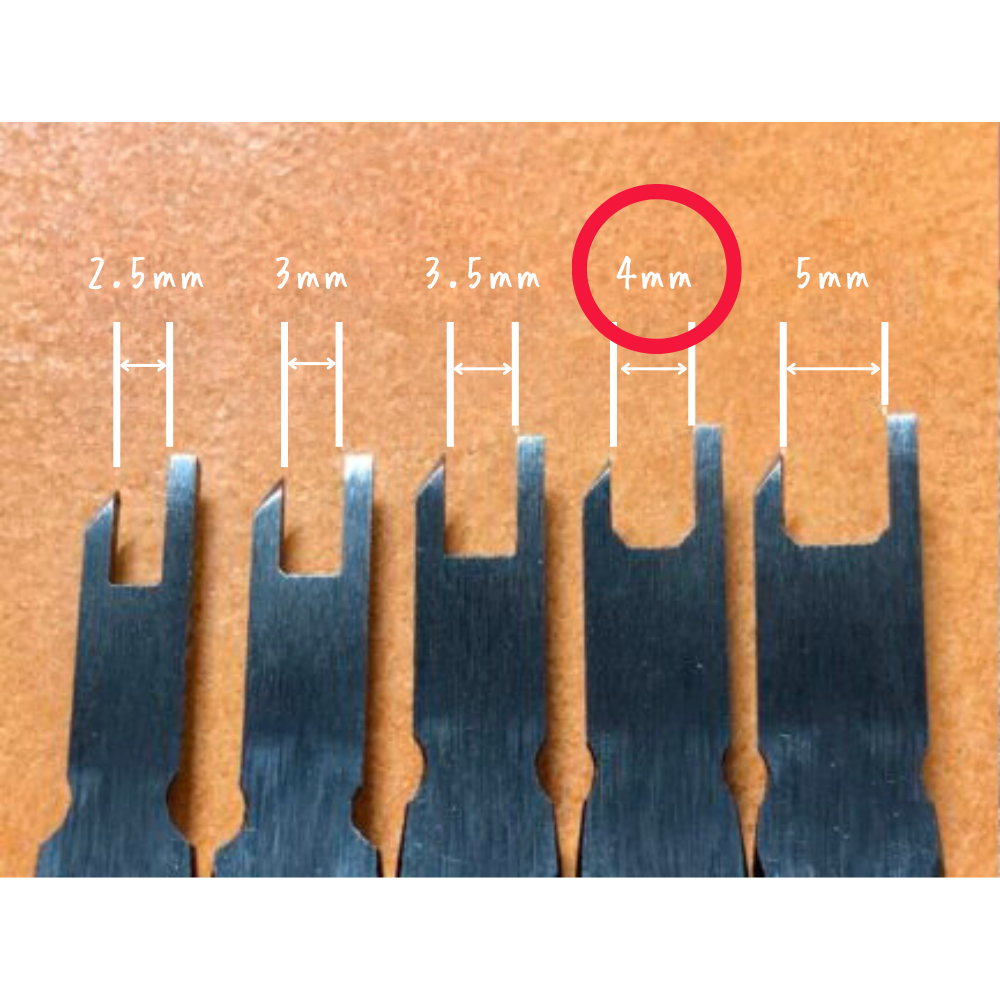 【レザークラフトツール】手縫い用ディバイダー (2.5mm/3mm/3.5mm/ 4mm/ 5mm) 全5サイズ
