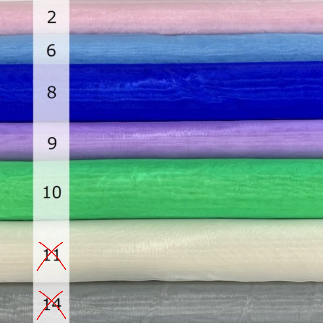 【オーガンジー】ナイロンスパークオーガンジー S6000 ナイロン100% 約112cm巾