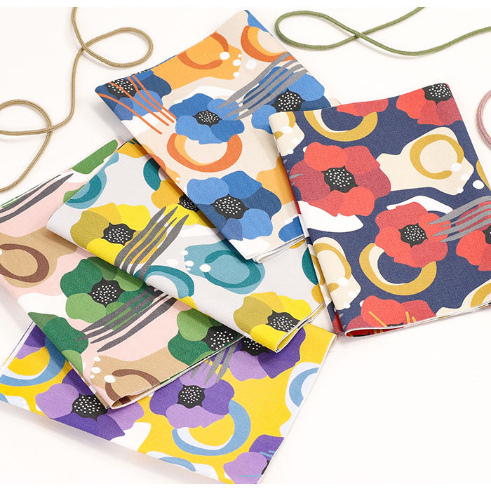 《 花手水 》コットン100% オックス MA-0408~0412