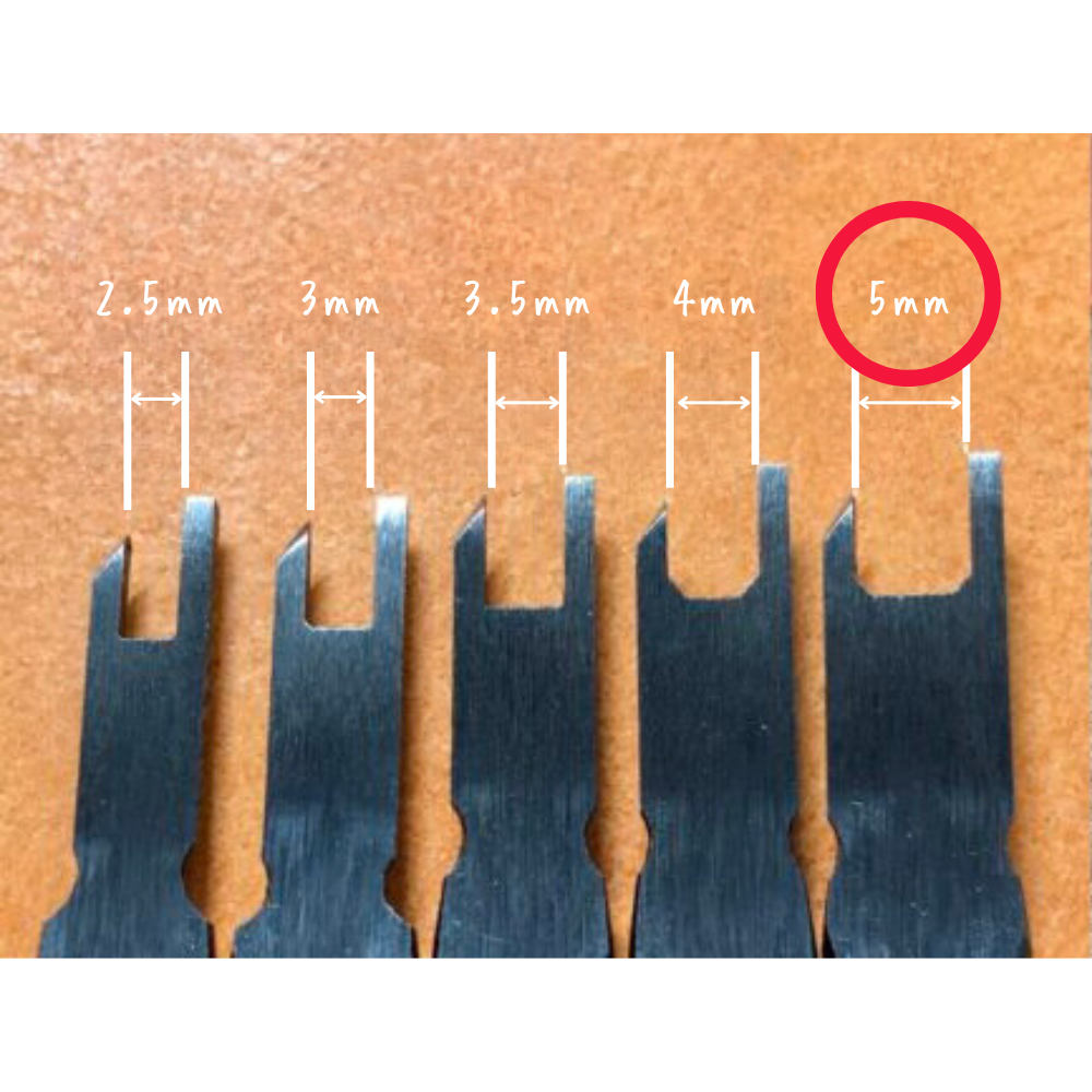【レザークラフトツール】手縫い用ディバイダー (2.5mm/3mm/3.5mm/ 4mm/ 5mm) 全5サイズ