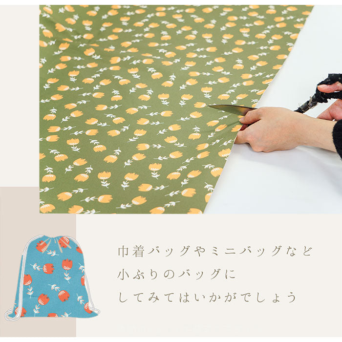 《 レトロフラワー 》コットン100% オックス MA-0121~0124