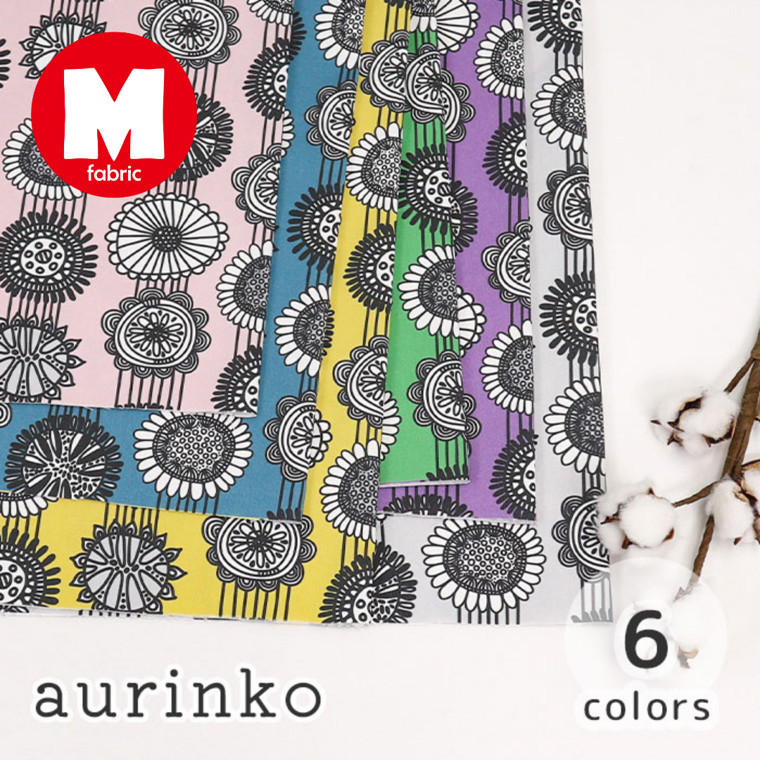 《 aurinko 1 》コットン100% オックス MA-0296~0301