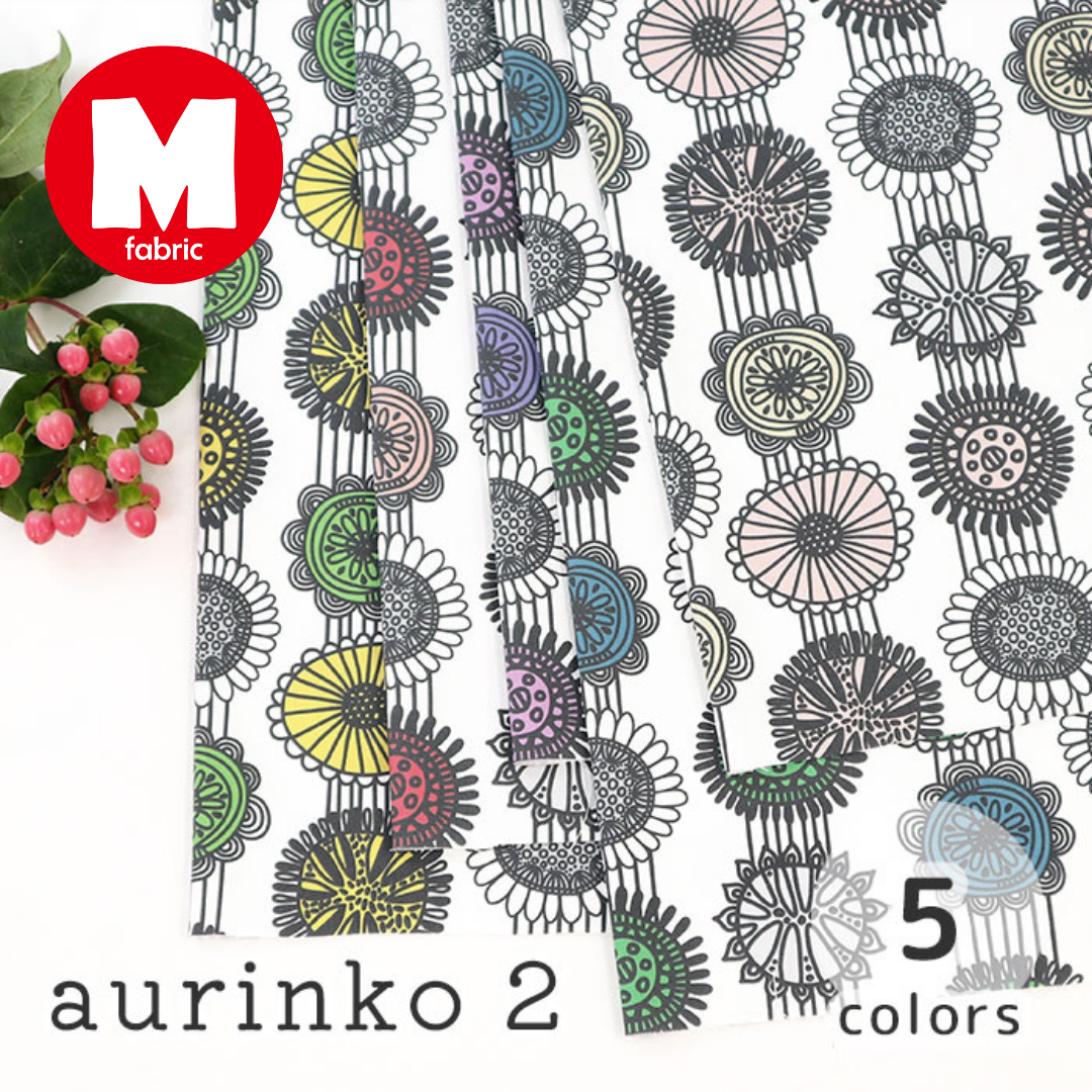 《 aurinko 2 》コットン100% オックス MA-0302~0306
