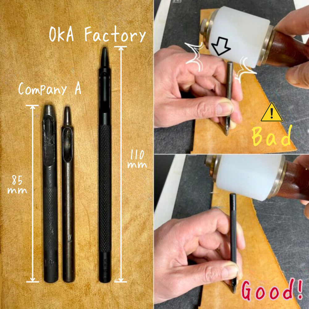 【レザークラフトツール】ハトメ抜き 3.0㎜/10号