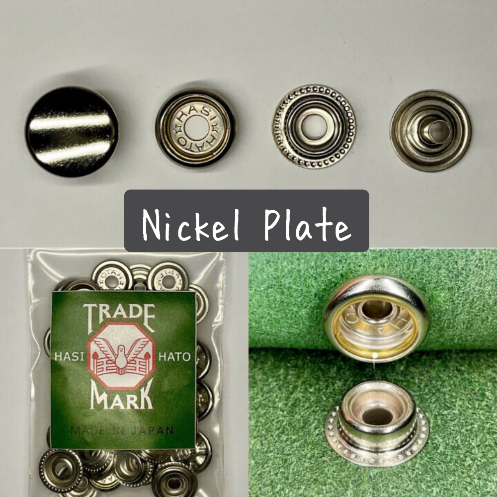 【レザークラフトツール】ジャンパーホック S/小 10組 全5色