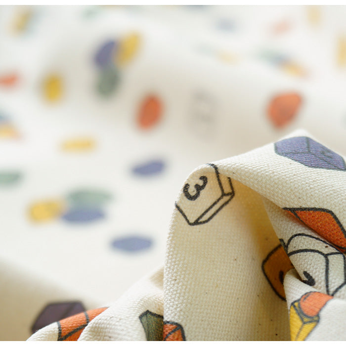 《 おもちゃの積み木 》コットン100% オックス MA-0061