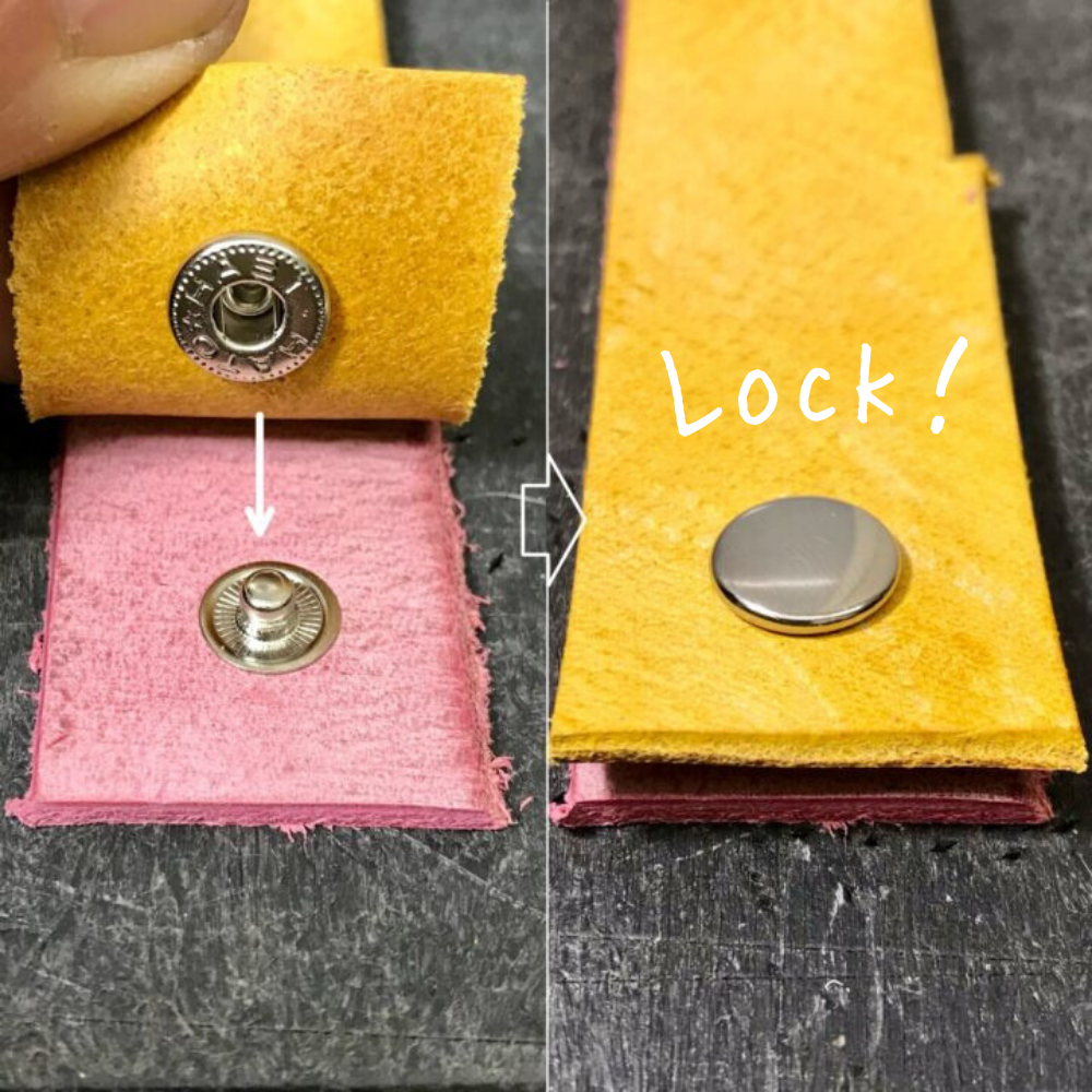 【レザークラフトツール】バネホック打 小