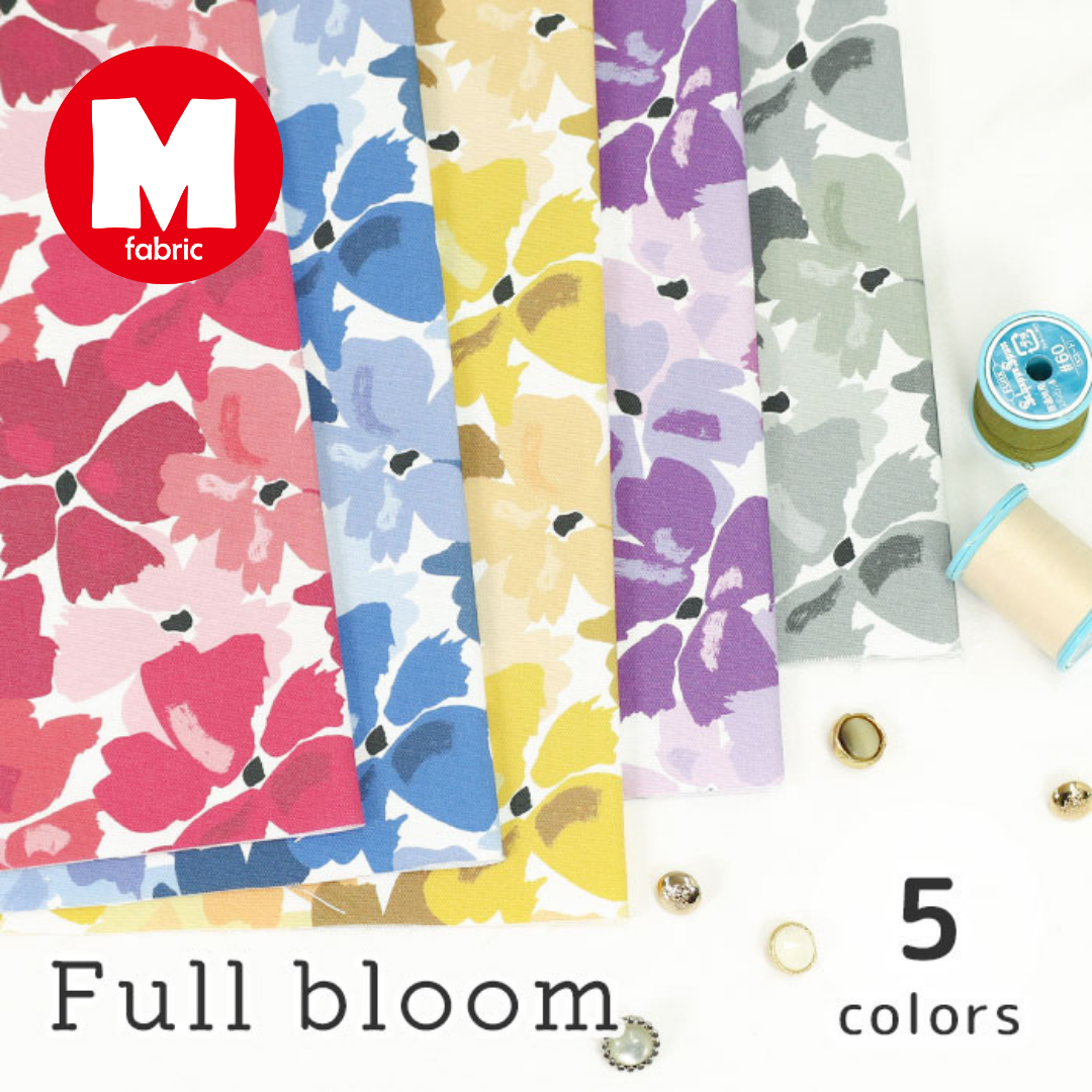 《 Full bloom 》コットン100% オックス MA-0319~0323