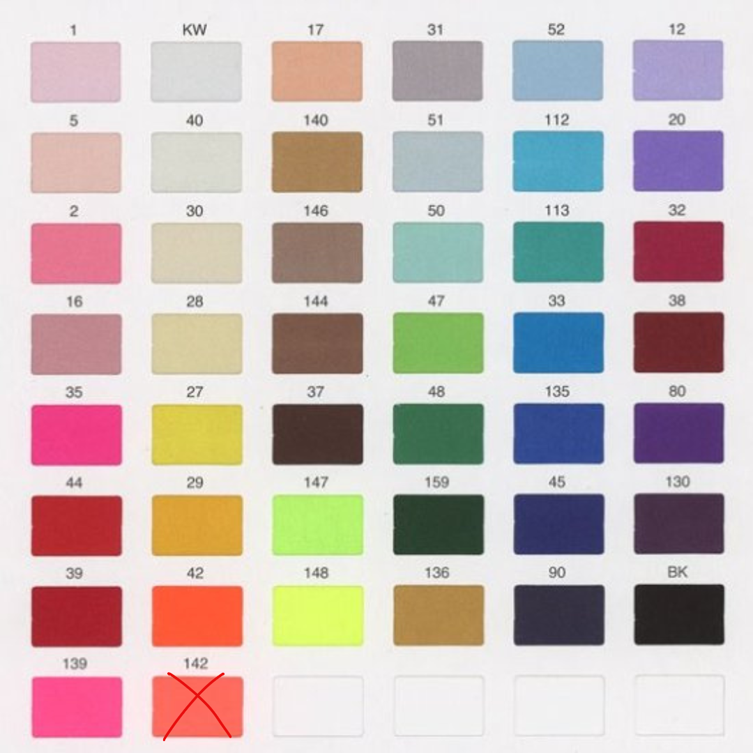 【サテン】ポリエステルサテン T880 約122cm巾 全41色