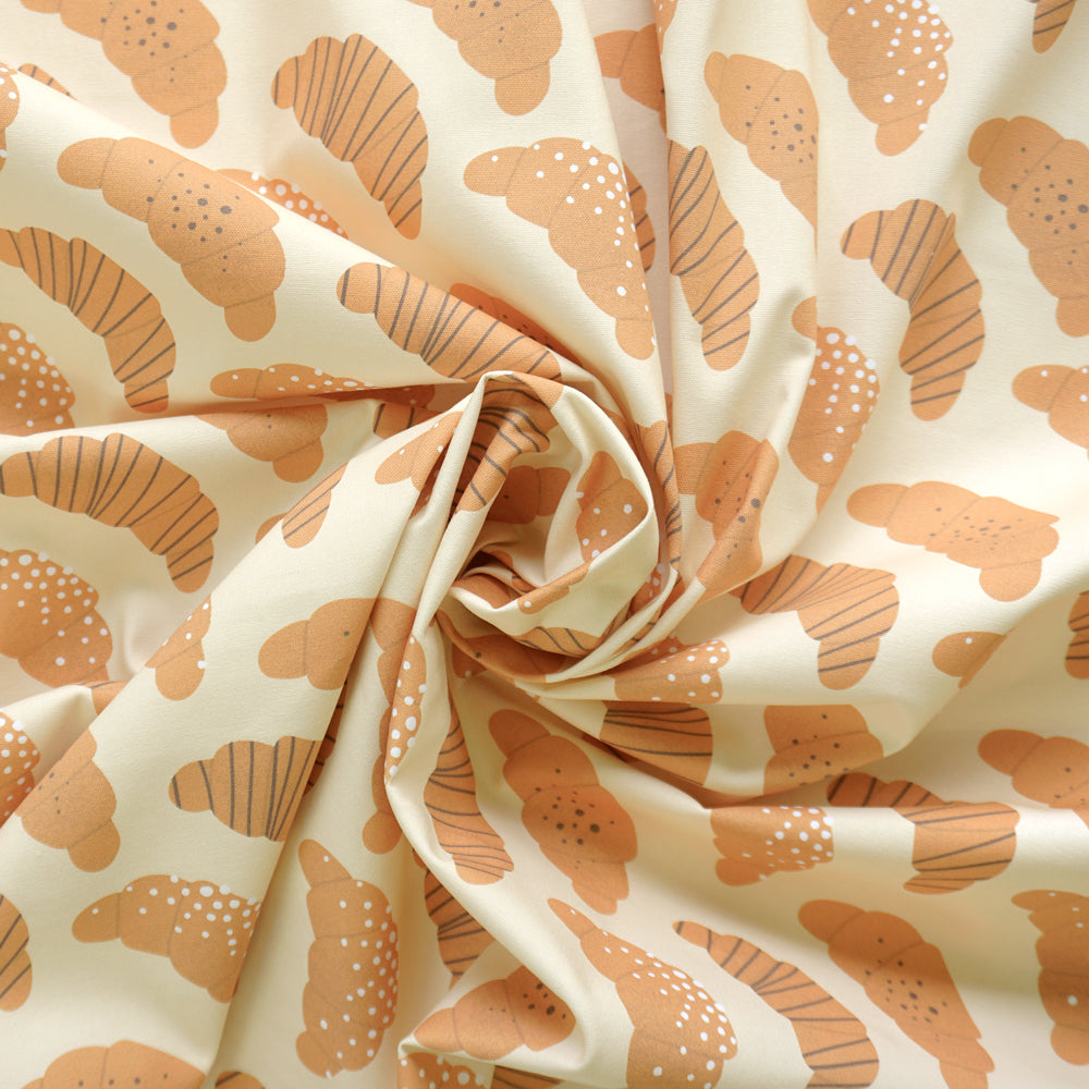 《 クロワッサンの行進 》コットン100% オックス MA-0016~0018