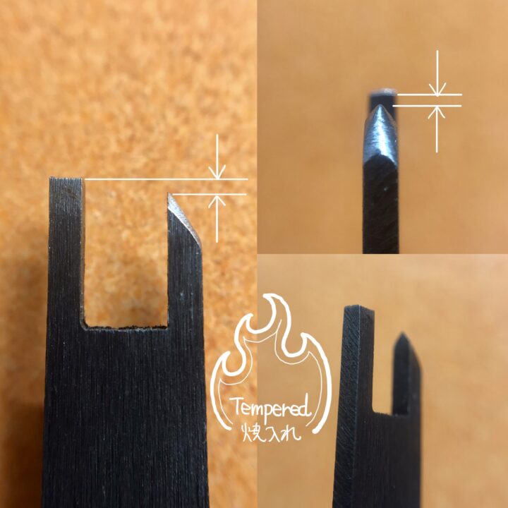 【レザークラフトツール】手縫い用ディバイダー (2.5mm/3mm/3.5mm/ 4mm/ 5mm) 全5サイズ