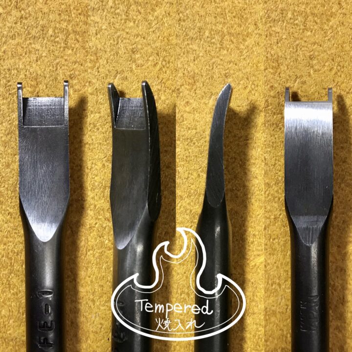 【レザークラフトツール】フレンチエッジャー(刃幅全3種類)青棒・耐水ペーパー