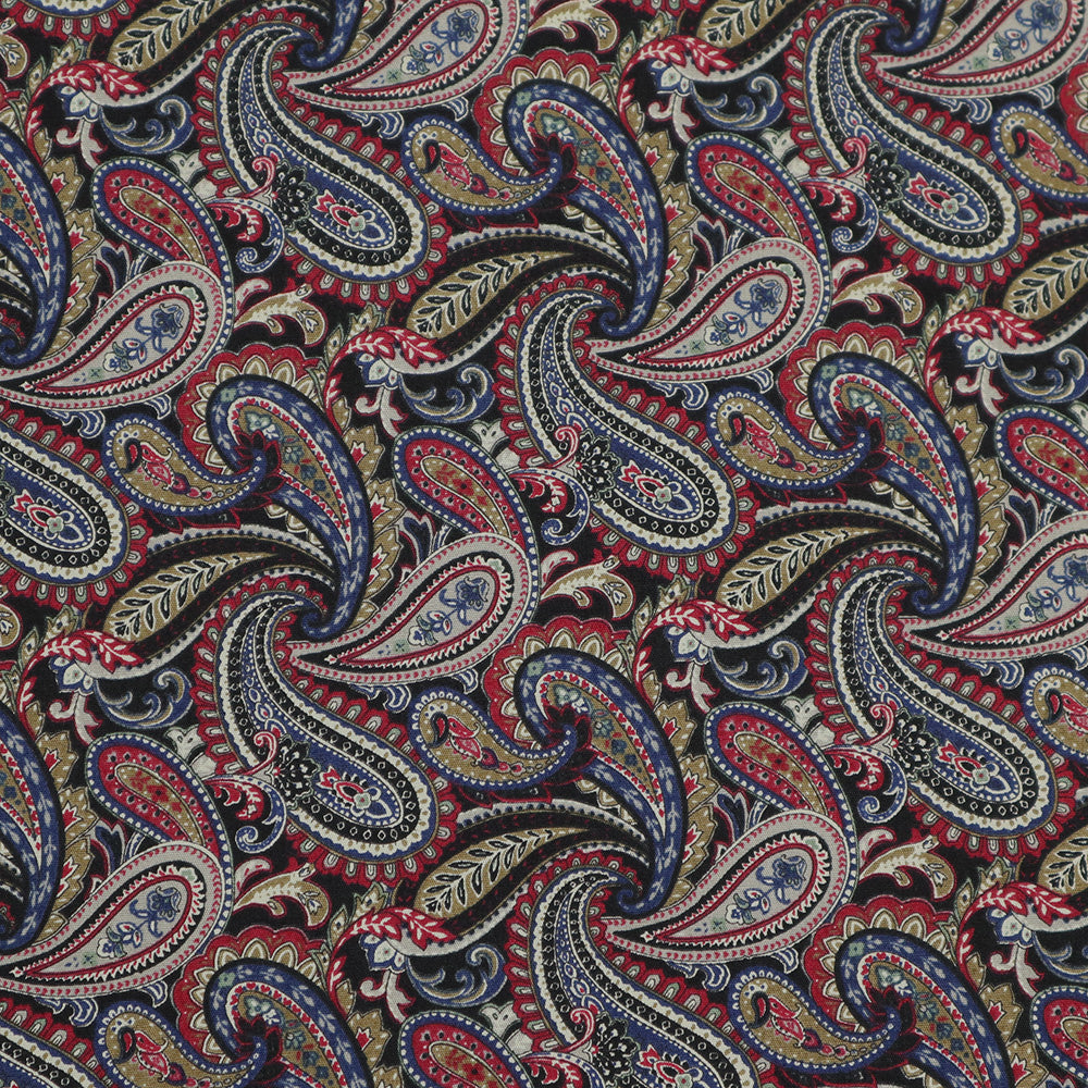200本ブロード スタイリッシュビンテージ ペイズリー 最短50㎝ 4223