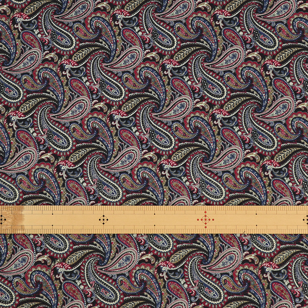 200本ブロード スタイリッシュビンテージ ペイズリー 最短50㎝ 4223