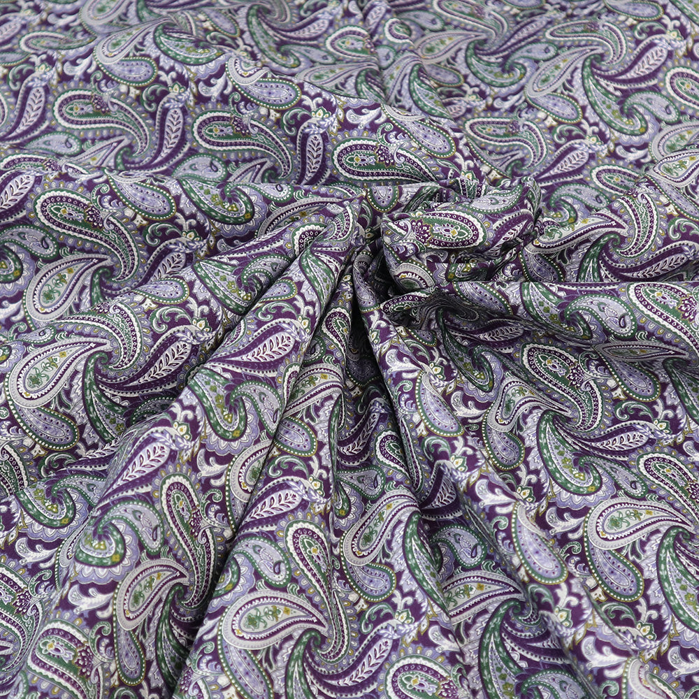 200本ブロード スタイリッシュビンテージ ペイズリー 最短50㎝ 4223