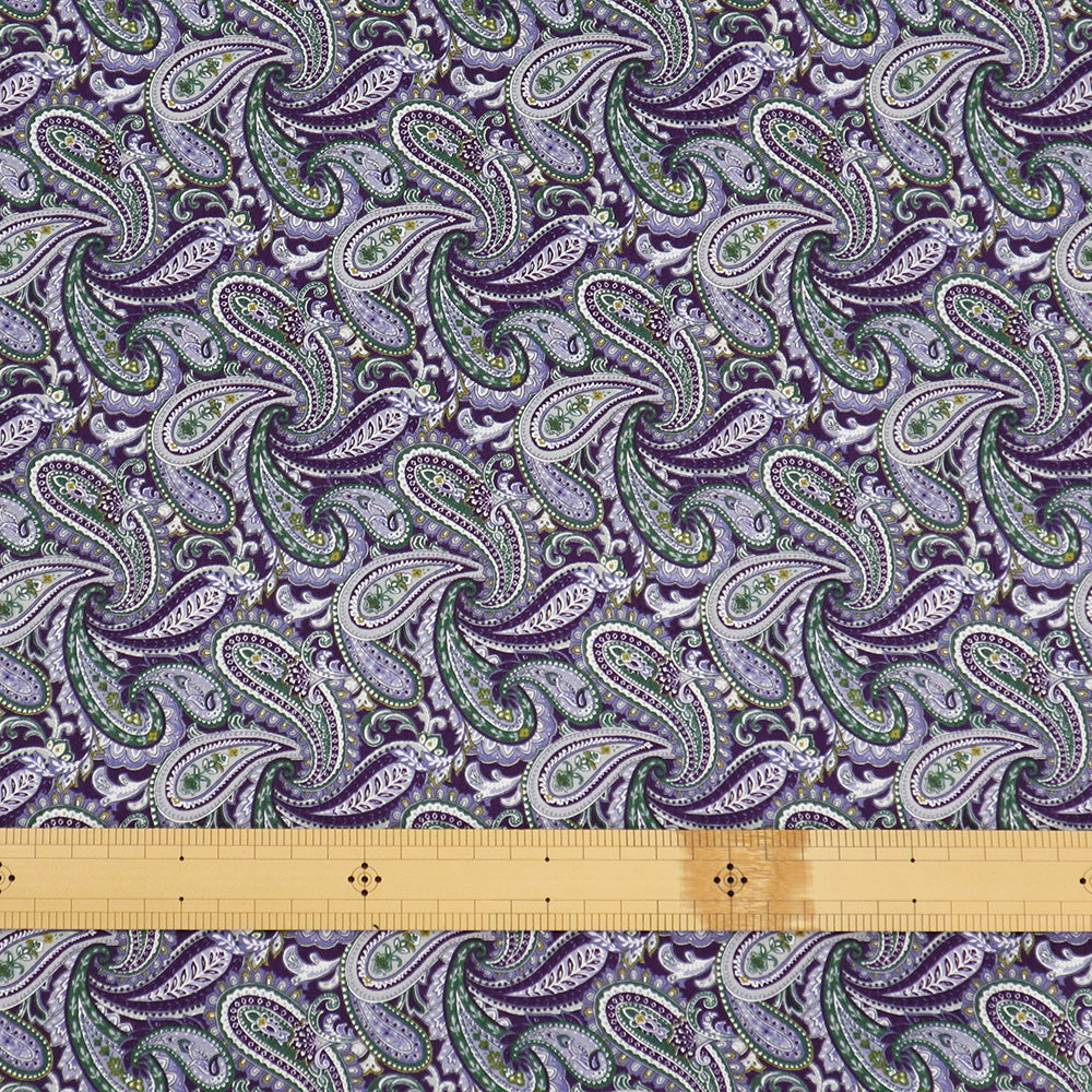 200本ブロード スタイリッシュビンテージ ペイズリー 最短50㎝ 4223