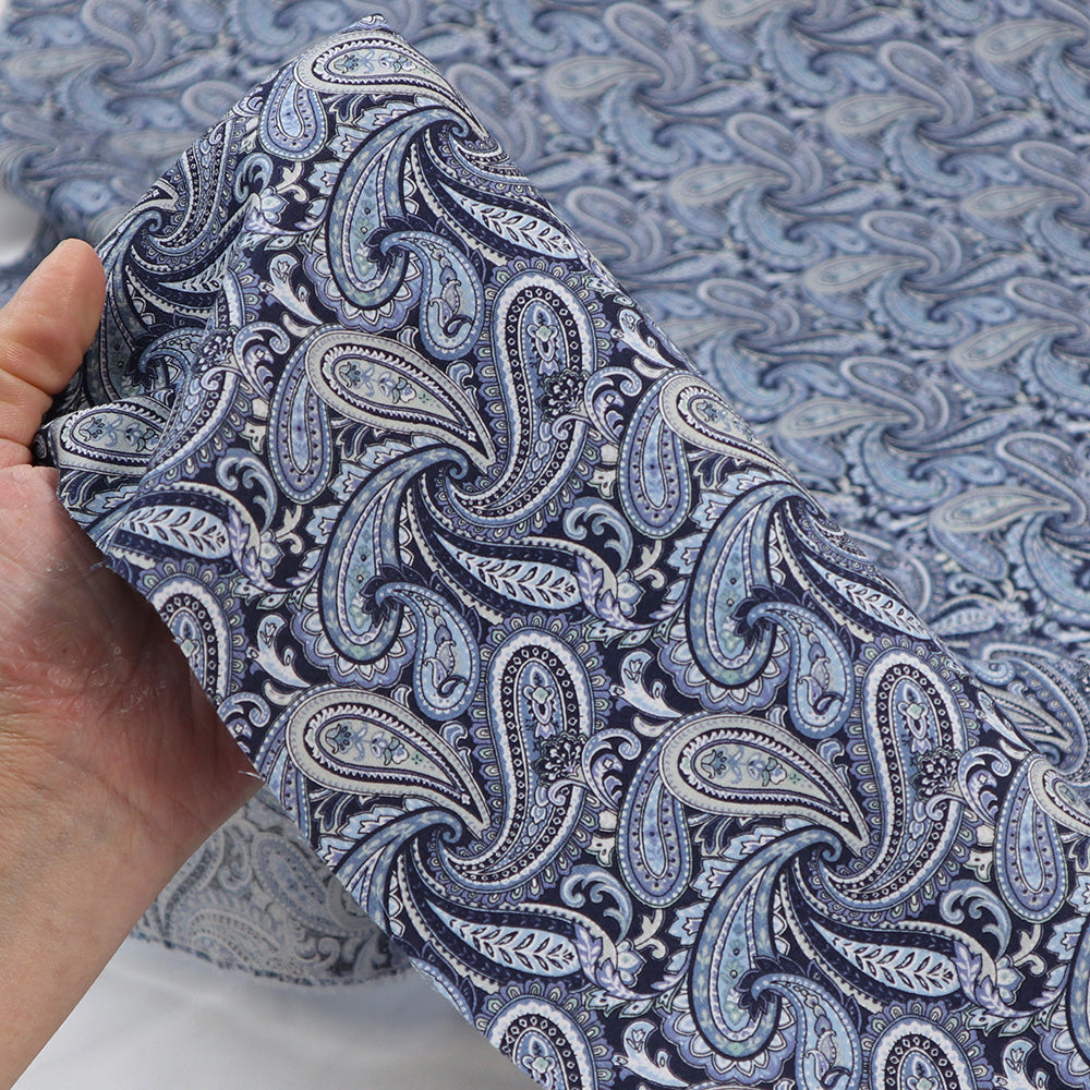 200本ブロード スタイリッシュビンテージ ペイズリー 最短50㎝ 4223