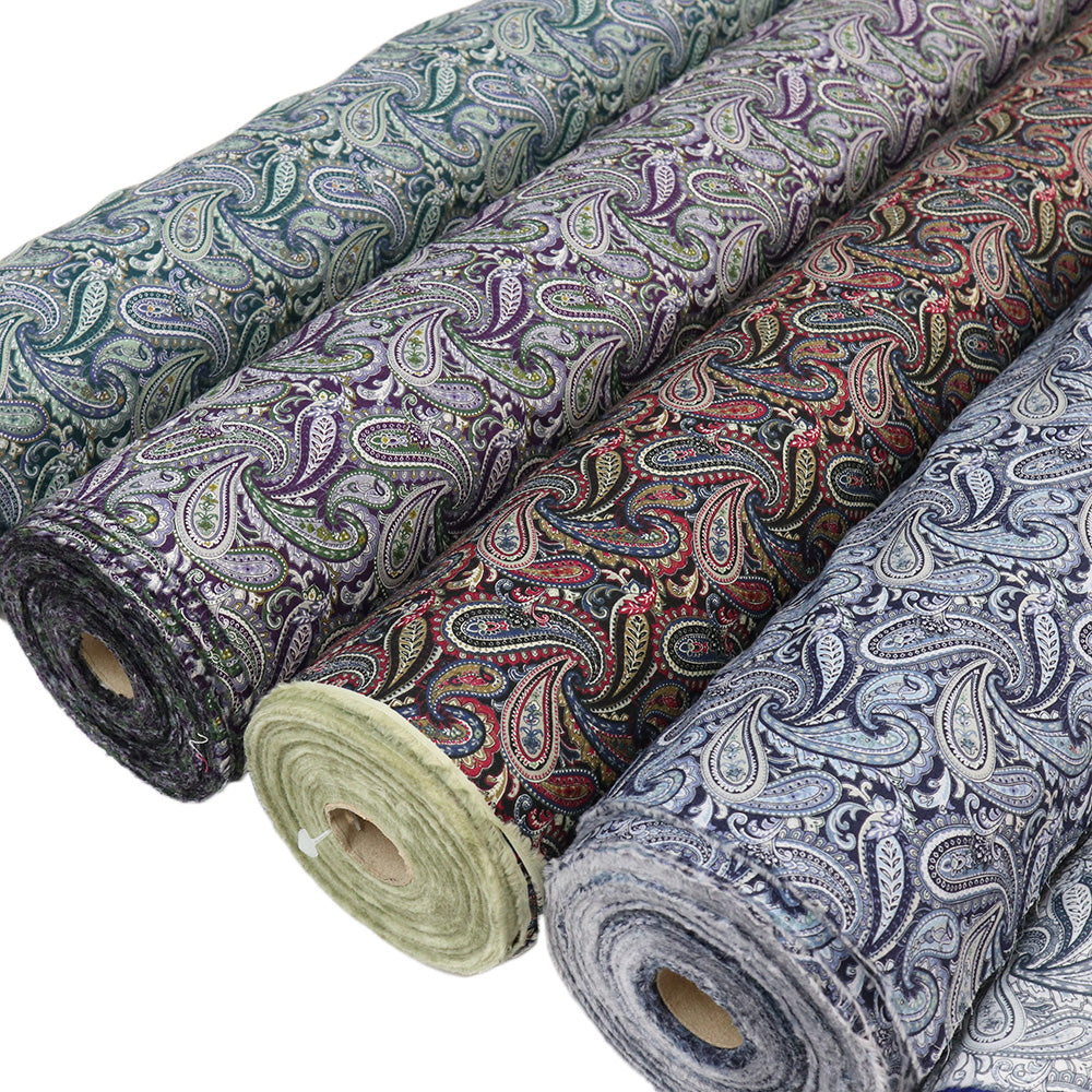 200本ブロード スタイリッシュビンテージ ペイズリー 最短50㎝ 4223