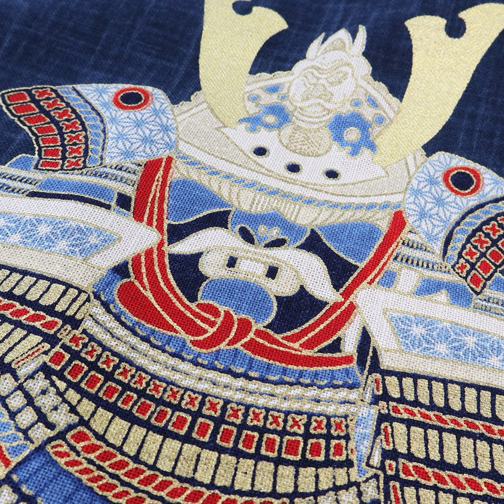 【むら糸タペストリー】鎧武者 KP7290-73 約48cm×約110cm