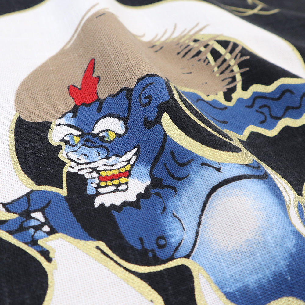 【むら糸タペストリー】風神雷神 KP7290-301 約48cm×約110cm