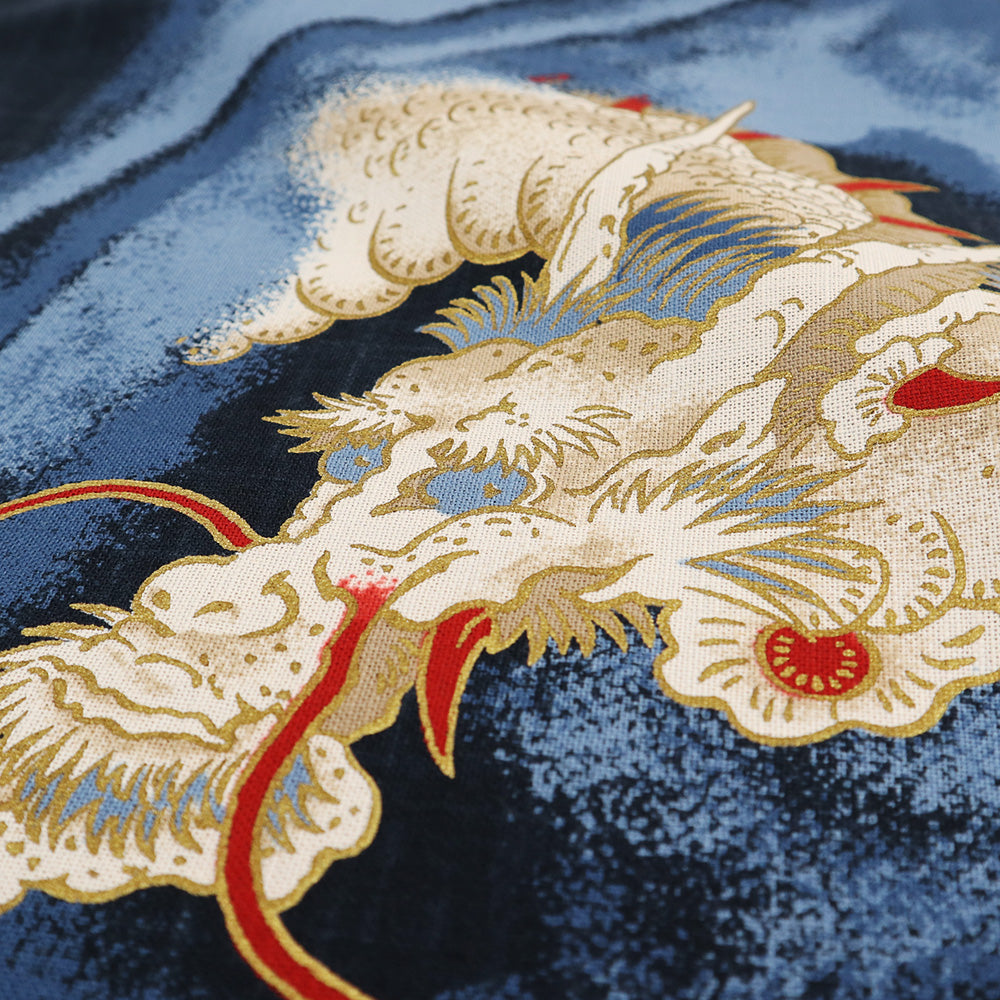 【むら糸タペストリー】雲龍 KP7290-45 約48cm×約110cm