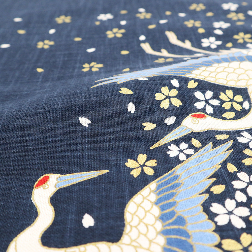 【むら糸タペストリー】座り雛 KP7290-42 約48cm×約110cm