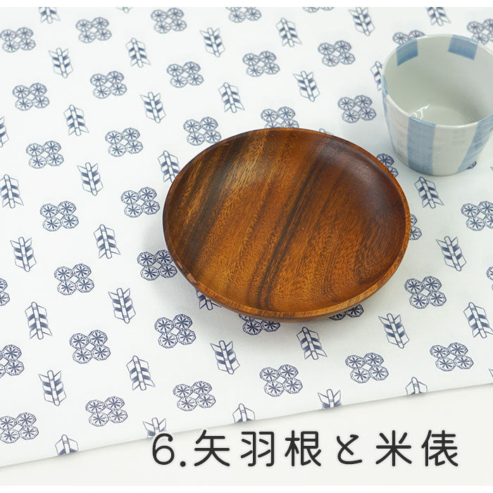 《 WASABIシリーズ2 矢羽根と米俵 》 コットン100% シーチング MA-0220