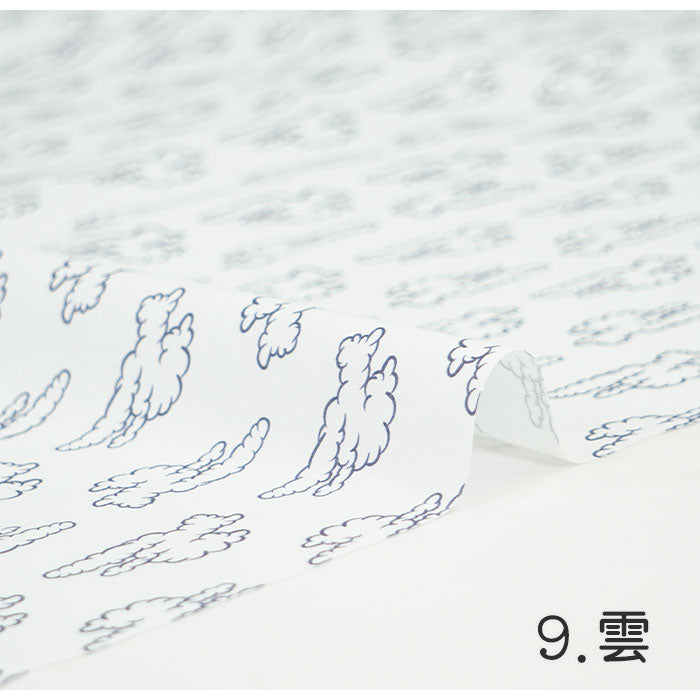 《 WASABIシリーズ2 雲 》 コットン100% シーチング MA-0223