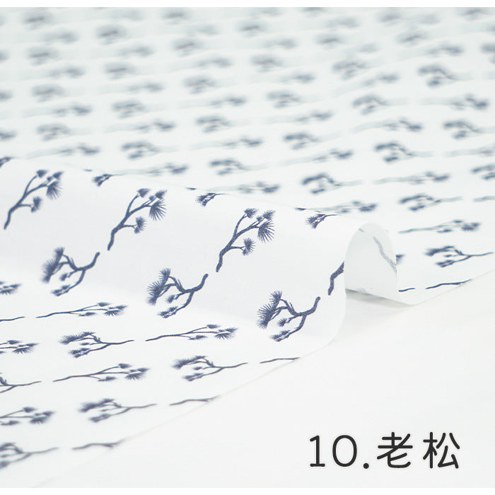 《 WASABIシリーズ2 老松 》 コットン100% シーチング MA-0224