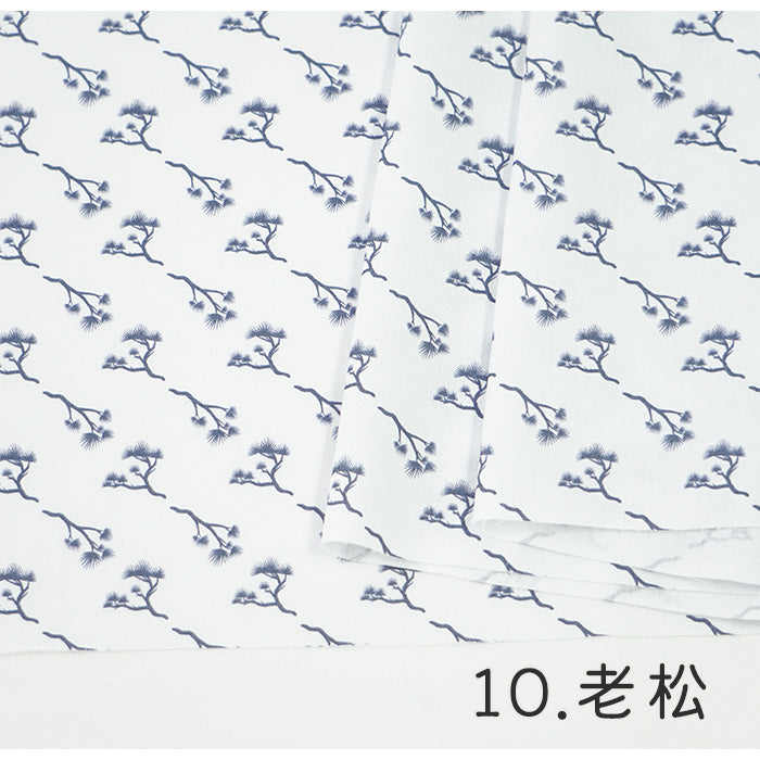 《 WASABIシリーズ2 老松 》 コットン100% シーチング MA-0224