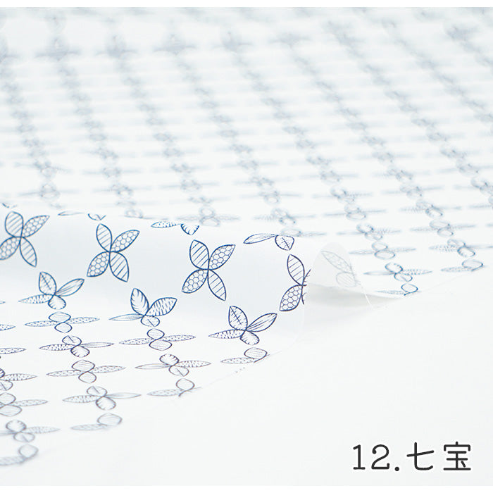 《 WASABIシリーズ3 七宝 》 コットン100% シーチング MA-0226