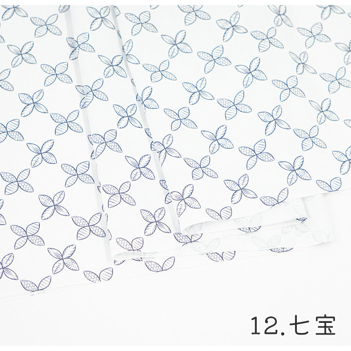 《 WASABIシリーズ3 七宝 》 コットン100% シーチング MA-0226