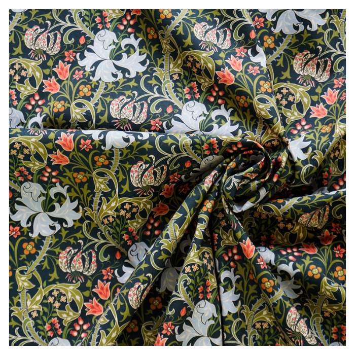 《 リリーガーデン 》コットン100% オックス MA-0042