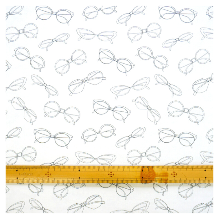 《 めがね、めがね 》コットン100% オックス MA-0077~0079