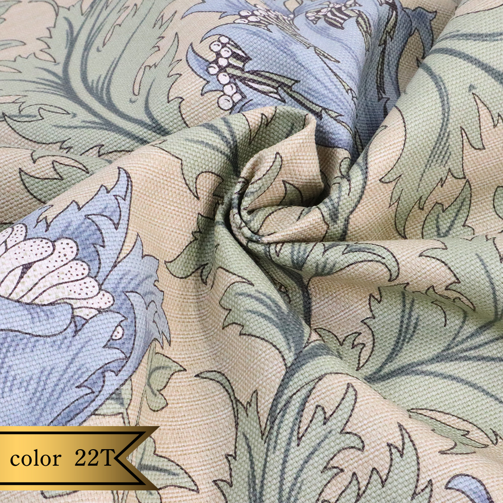【オックス】ウィリアム・モリス "ANEMONE" 8217 約110cm巾 全3色