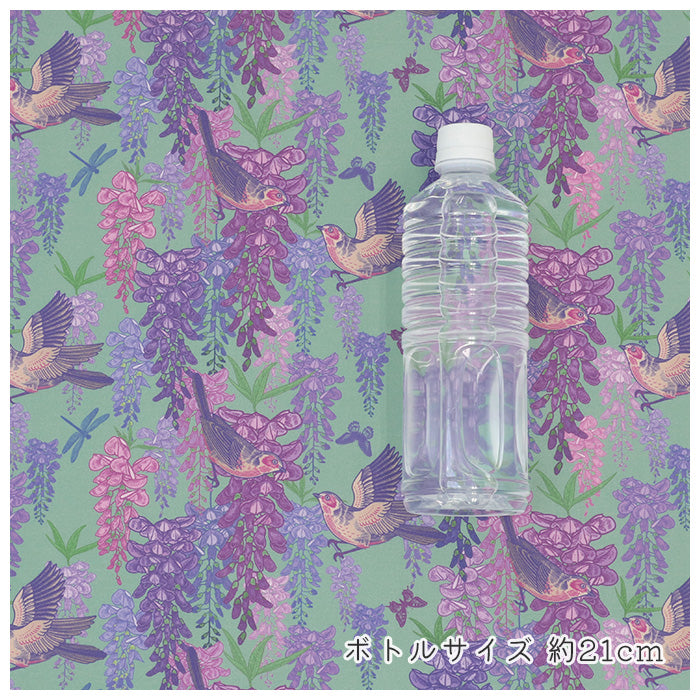 《 藤の花柄 》コットン100% シーチング MA-0740~0743